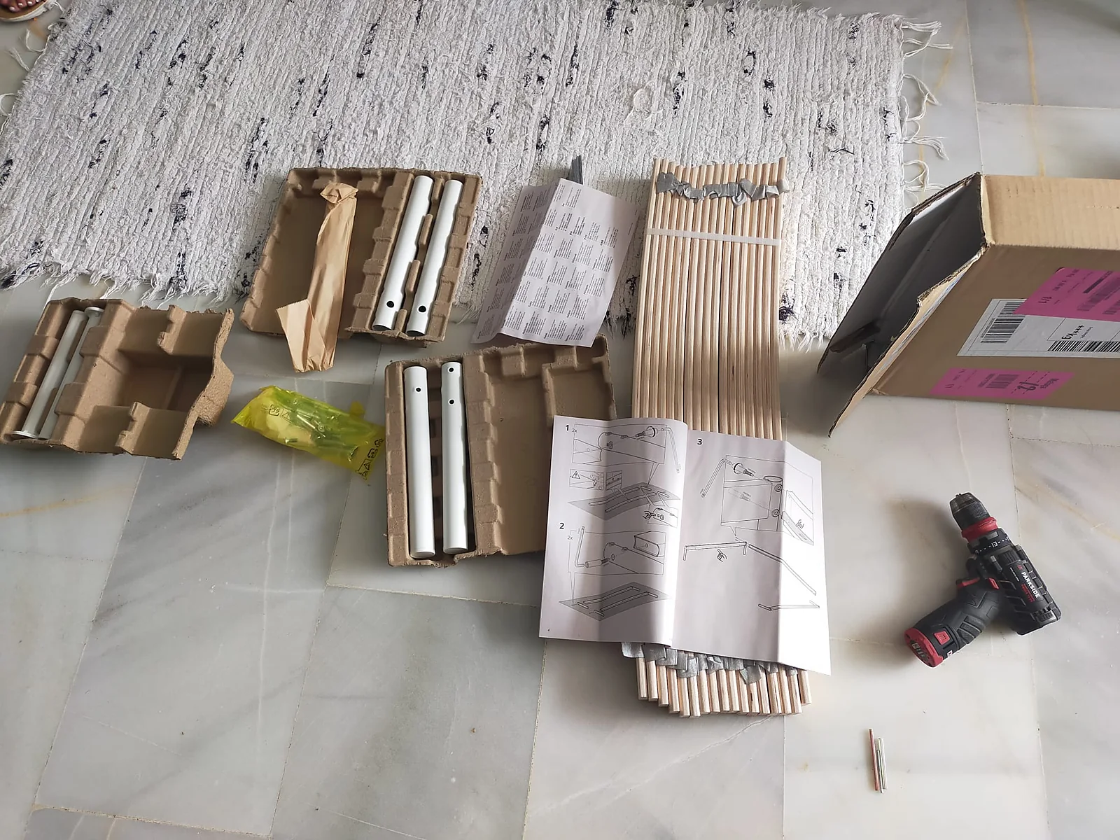 Piezas de soporte para colchón